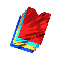 Plastic film vest metallic fire retardant