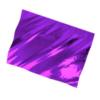 Plastic film sheet metallic 50x75cm - purple
