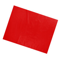 Plastic film sheet fire retardant 50x75cm - red