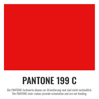 Plastic film sheet fire retardant 50x75cm - red