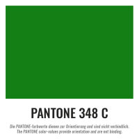 Plastic film sheet fire retardant 50x75cm - green