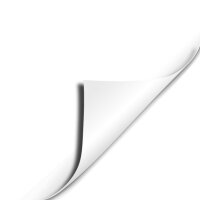 Plastic film sheet 75x90cm - white