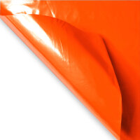 Plastic film sheet 75x90cm - orange