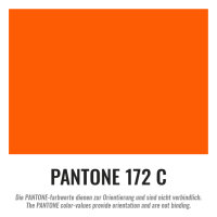 Plastic film sheet 75x90cm - orange