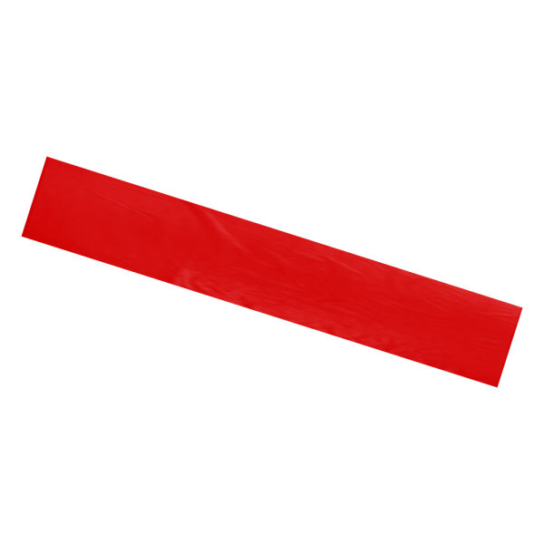Plastic film scarf 150x50cm - red