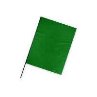 Plastic film flag fire retardant (upright format) 75x50 White