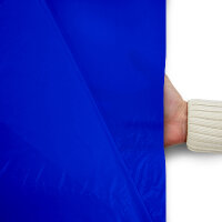 Plastic film flag fire retardant (upright format) 90x75 Red