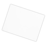 Plastic film sheet fire retardant 75x90cm - white