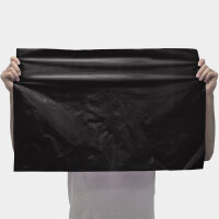 Plastic film sheet fire retardant 75x90cm - black