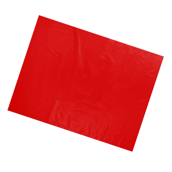Plastic film sheet fire retardant 75x90cm - red