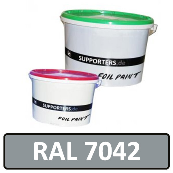 Foil color traffic grey A RAL 7042 10 litre