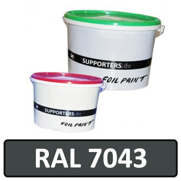 Foil color traffic grey B RAL 7043 10 litre