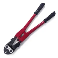 Crimping pliers for pressing clamps