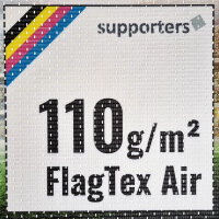 3D Big sector banner digital printed