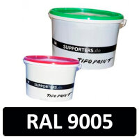 Tifo color fabric jet black RAL 9005 10 litre