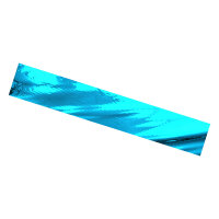 Plastic film scarves metallic 150x50cm Light Blue