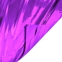 Plastic film scarves metallic flame retardant 150x50cm - violet
