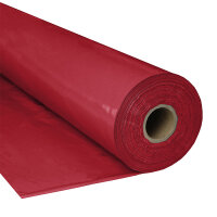 Plastic film roll standard fire retardant 1,5x100m - wine red