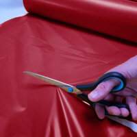 Plastic film roll standard fire retardant 1,5x100m - wine red