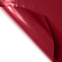 Plastic film roll standard fire retardant 1,5x100m - wine red
