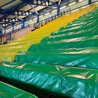 Plastic film seat covering roll 0,75x200m - Bordeaux