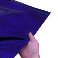 Metallic plastic film roll standard 1,5x10m - Royal blue