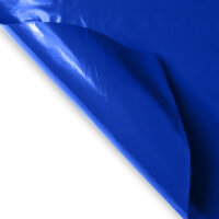 Plastic film roll standard fire retardant 1,5x100m - blue
