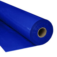 Plastic film roll standard fire retardant 1,5x100m - blue