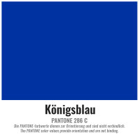 Plastic film roll standard fire retardant 1,5x100m - blue