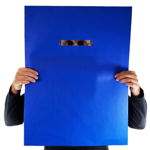 With viewing slit 3x15cm (upright format)